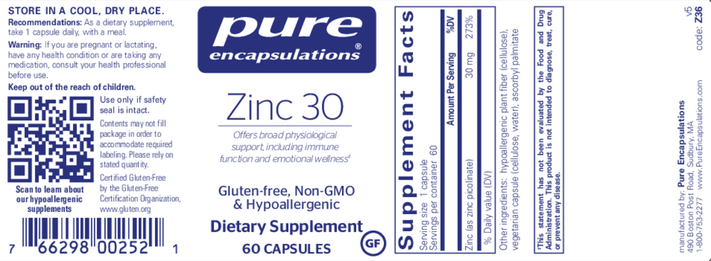 Zinc 30