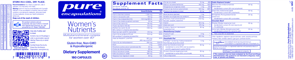 Women's Nutrients