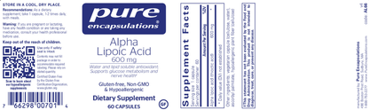 Alpha Lipoic Acid