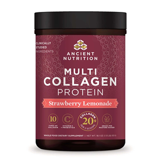 Multi Collagen Protein, Strawberry Lemonade