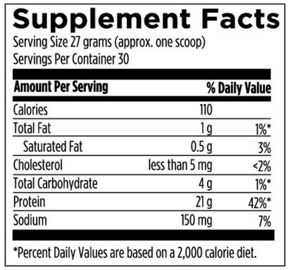 Grass Fed Beef Protein Powder - Vanilla