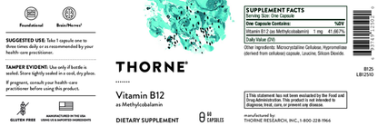 Vitamin B12 (formerly known as Methylcobalamin)